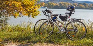 Cycling along the Danube is a good, very slow form of transport.